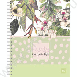 Тетрадь  80л клетка/спираль "Nude" выб. лак/ ассорти | Фото 2