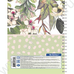 Тетрадь  80л клетка/спираль "Nude" выб. лак/ ассорти | Фото 7