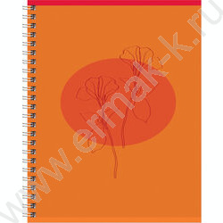 Тетрадь  80л клетка/спираль "Perfect flower" двойная обложка/ ассорти | Фото 4