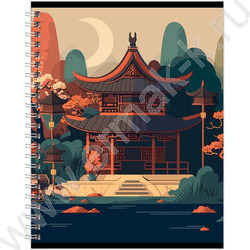 Тетрадь  80л клетка/спираль "Travel" двойная обложка/ ассорти | Фото 8