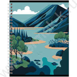 Тетрадь  80л клетка/спираль "Travel" двойная обложка/ ассорти | Фото 9