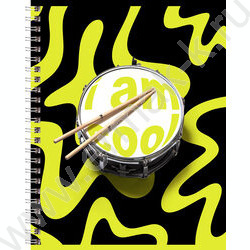 Тетрадь  80л клетка/спираль "Яркий экстрим" двойная обложка/ ассорти | Фото 3