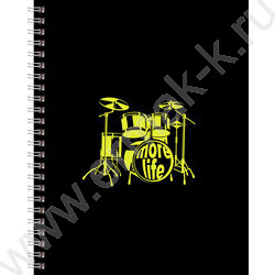 Тетрадь  80л клетка/спираль "Яркий экстрим" двойная обложка/ ассорти | Фото 4