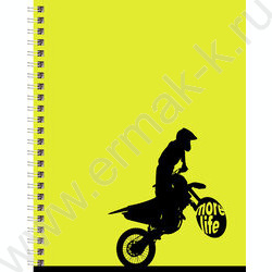 Тетрадь  80л клетка/спираль "Яркий экстрим" двойная обложка/ ассорти | Фото 8