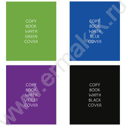 Тетрадь  80л линейка "Цветная обложка" soft-touch ламинация/ ассорти | Фото 1