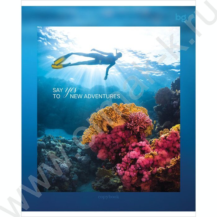 Тетрадь  96л клетка "Journey" ассорти, эконом | Фото 3