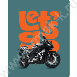 Тетрадь  96л клетка "Let's go" ассорти, эконом | Фото 2