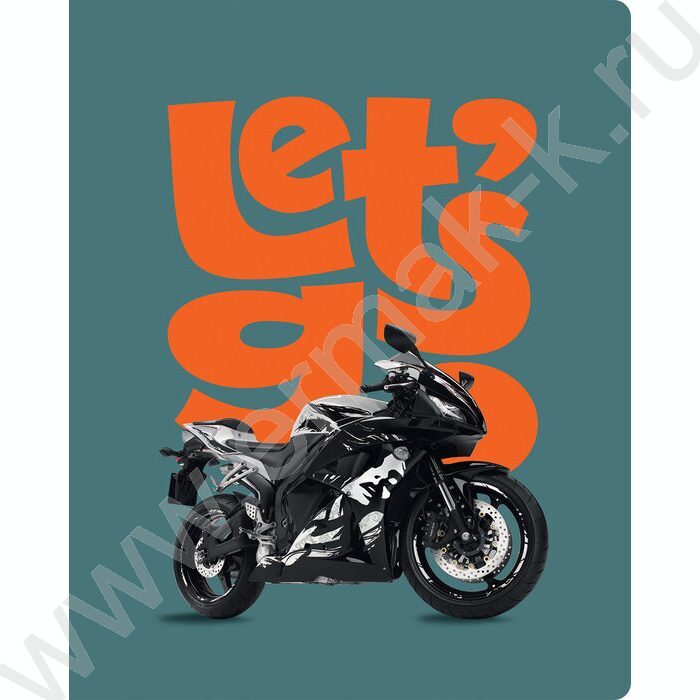 Тетрадь  96л клетка "Let's go" ассорти, эконом | Фото 2