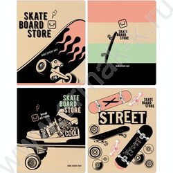 Тетрадь  96л клетка "Ride every day" ассорти | Фото 1