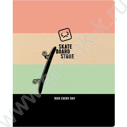 Тетрадь  96л клетка "Ride every day" ассорти | Фото 2