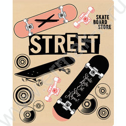 Тетрадь  96л клетка "Ride every day" ассорти | Фото 4