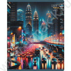 Тетрадь  96л клетка "Unreal" ассорти, суперэконом | Фото 3