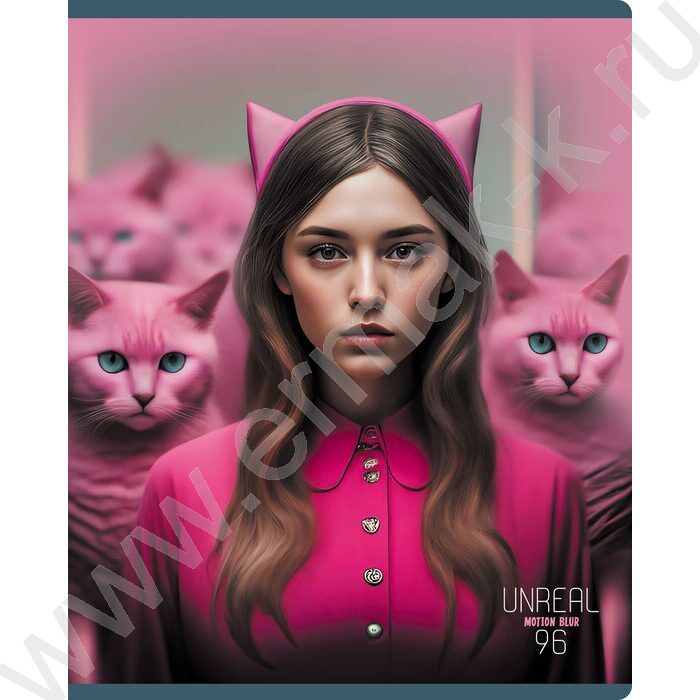 Тетрадь  96л клетка "Unreal" ассорти, суперэконом | Фото 5