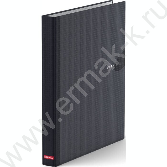 Папка 2 кольца Work Inside ламинир. чёрная | Фото 1