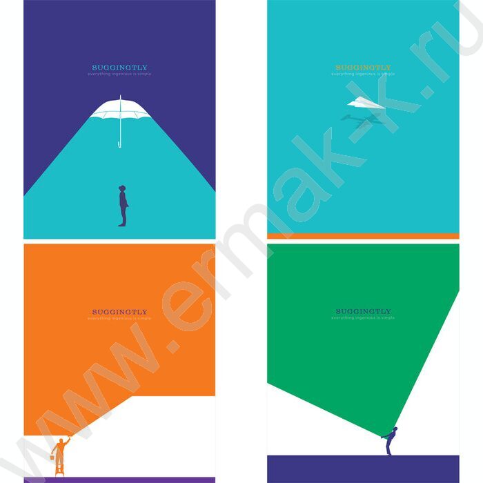 Тетрадь  96л клетка "Игра теней" ассорти, эконом | Фото 1