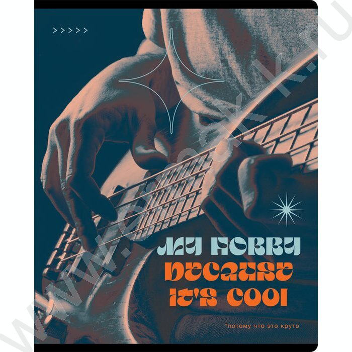 Тетрадь  96л клетка "Мои увлечения" ассорти | Фото 3