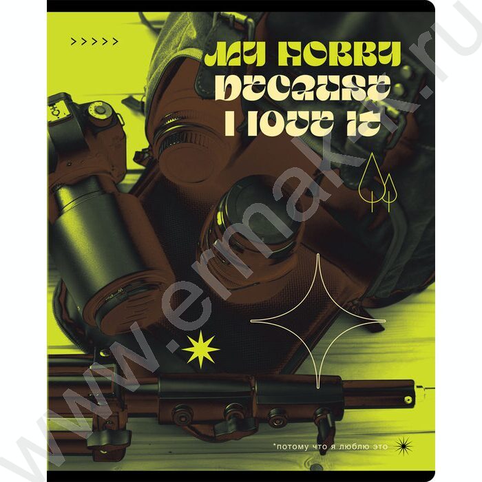 Тетрадь  96л клетка "Мои увлечения" ассорти | Фото 5