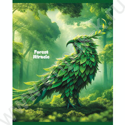 Тетрадь  96л линейка "Forest miracle" ассорти, эконом | Фото 2