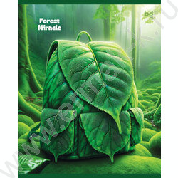 Тетрадь  96л линейка "Forest miracle" ассорти, эконом | Фото 3