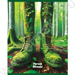 Тетрадь  96л линейка "Forest miracle" ассорти, эконом | Фото 4