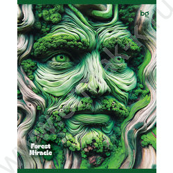 Тетрадь  96л линейка "Forest miracle" ассорти, эконом | Фото 6