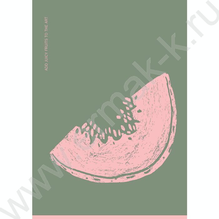 Тетрадь  48л А4 клетка "Juicy fruits" /soft-touch ламинация/ ассорти | Фото 4