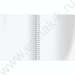 Тетрадь  96л А4 клетка/спираль "Flower story" /глянц.лам. | Фото 5