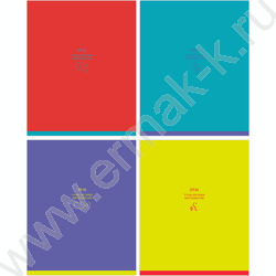 Словарик 48л А5 д/записи иностранных слов "Monocolor. Speak" /неоновые краски/ ассорти | Фото 1