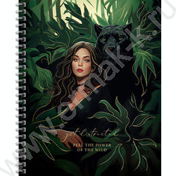 Тетрадь  96л клетка/спираль/тв.обл."Tropic style" /мат. лам./фольга | Фото 2