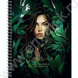 Тетрадь  96л клетка/спираль/тв.обл."Tropic style" /мат. лам./фольга | Фото 5