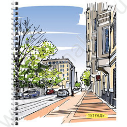 Тетрадь  96л клетка/спираль/тв.обл."Офис" /глянц.. лам. | Фото 3