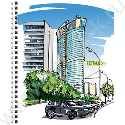 Тетрадь  96л клетка/спираль/тв.обл."Офис" /глянц.. лам. | Фото 5