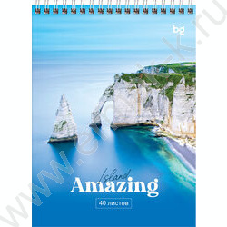 Блокнот  40л А5 спираль "Amazing" ассорти | Фото 2