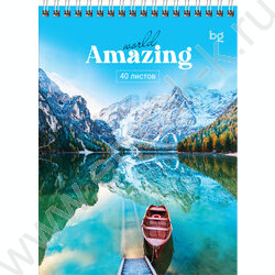 Блокнот  40л А5 спираль "Amazing" ассорти | Фото 4