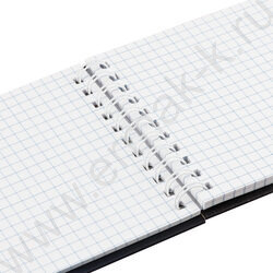 Блокнот  80л А6 спираль/тв.обл. "Cyber world" /матовая ламинация, тиснение фольгой | Фото 6