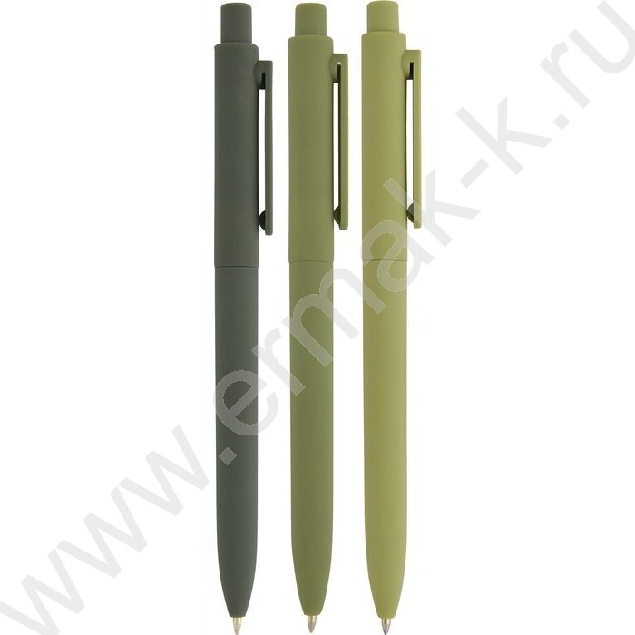 Ручка шар авт SoftClick.Verde синяя 0,7мм  ассорти | Фото 1