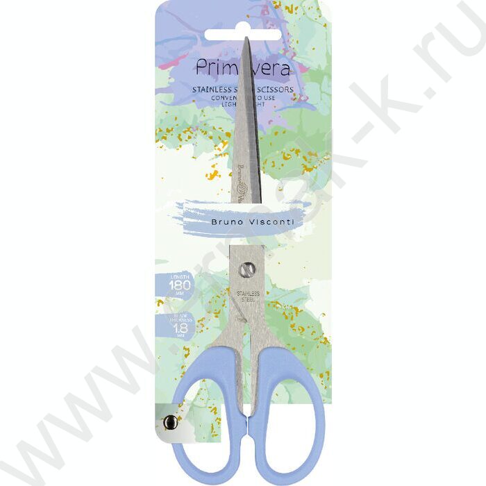 Ножницы 18см метал Primavera /особо прочные ручки/ | Фото 1