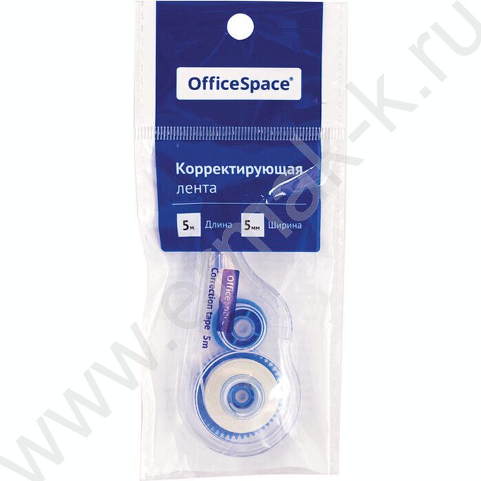 Корректирующая лента 5мм* 5м /прозрачный /пакет, европодвес | Фото 3
