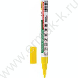 Маркер-краска /желтый/ 2мм круг /нитро-основа "PROFESSIONAL" | Фото 3