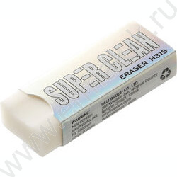 Ластик белый прямоугольный "Super Clean" 54*20*10мм | Фото 1