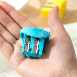 Точилка 2отв. пластик "U-touch" /ассорти | Фото 6