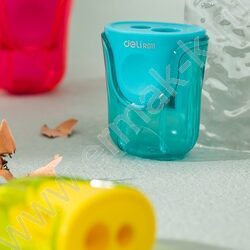 Точилка 2отв. пластик "U-touch" /ассорти | Фото 7