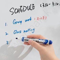 Маркер д/маркерных досок /синий/ 2,5мм круг Everyu /заправляемый | Фото 3