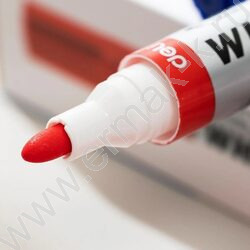 Маркер д/маркерных досок /красный/ 2,5мм круг Everyu /заправляемый | Фото 3