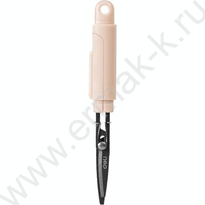 Ножницы 12,5см портативные EZ508 Linfini /розовые, блистер | Фото 1