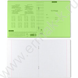 Тетрадь  18л клетка с пластиковой обложкой "Классика CoverPrо Neon" /зеленый | Фото 3