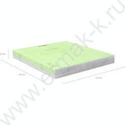 Тетрадь  18л клетка с пластиковой обложкой "Классика CoverPrо Neon" /зеленый | Фото 5