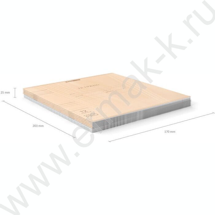 Тетрадь  12л линейка с пластиковой обложкой "Классика CoverPrо Neon" /оранжевый | Фото 5