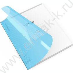 Тетрадь  12л линейка с пластиковой обложкой "Классика CoverPrо Vivid" /синий | Фото 1