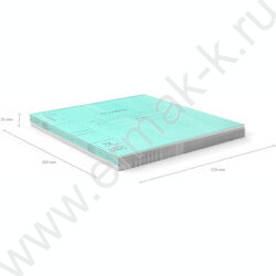 Тетрадь  12л клетка с пластиковой обложкой "Классика CoverPrо Vivid" /бирюзовый | Фото 4